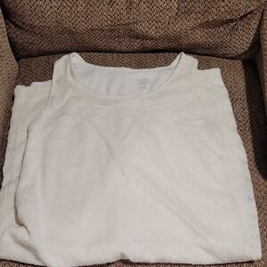 White Sleeveless Maternity Dress